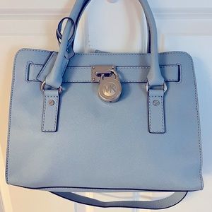 Michael Kors Hamilton Powder Blue Like New